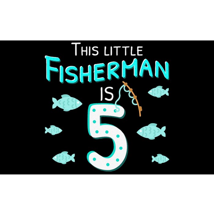 5th Birthday Fisherman Fish Birthday Gift Bumper Sticker