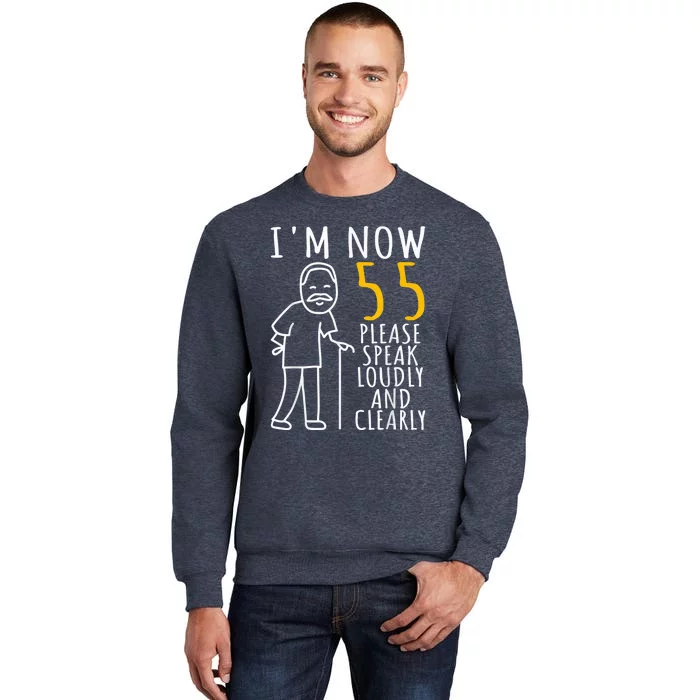 55th Birthday For Him | I'm Now 55 Years Old | Cool BDay Sweatshirt