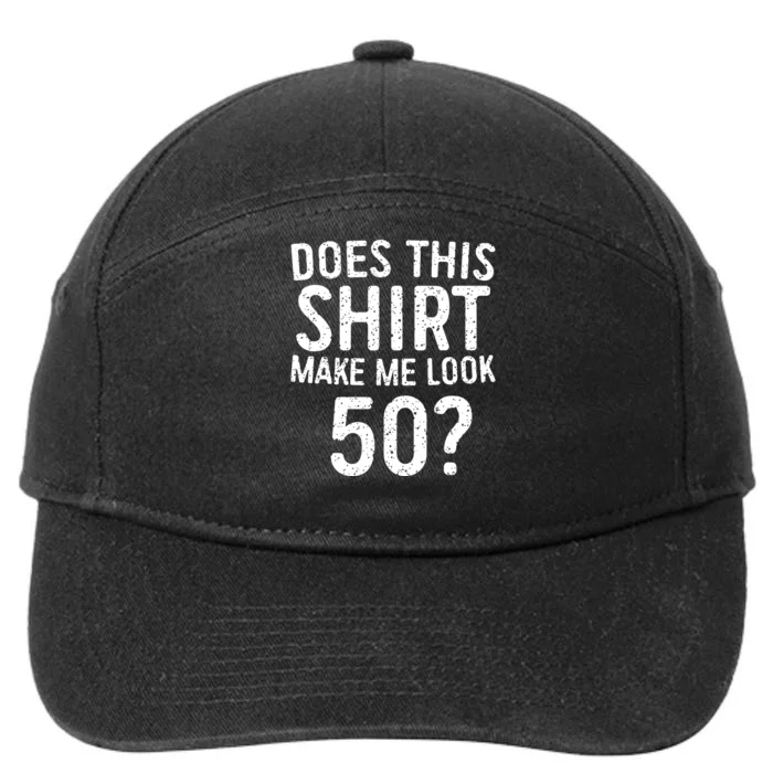 50th Birthday Gift Vintage 1972 7-Panel Snapback Hat