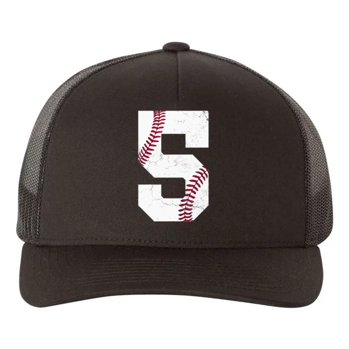 5th Birthday Gift Baseball Five 5 2018 Yupoong Adult 5-Panel Trucker Hat