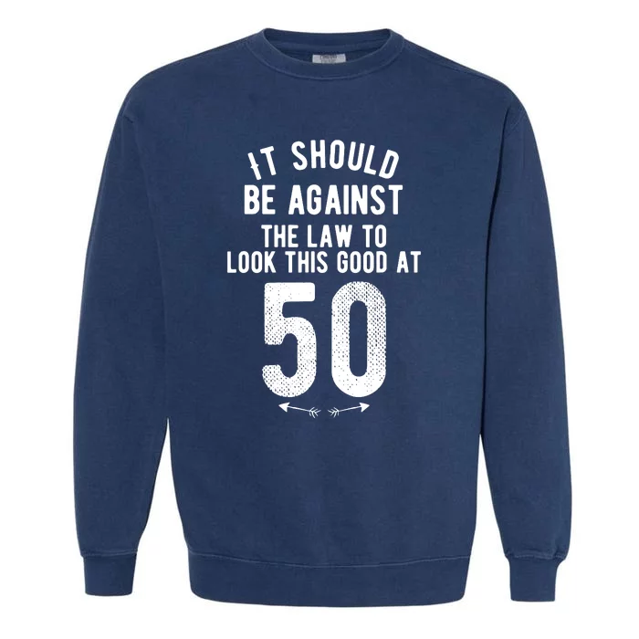 50th Birthday Gift Vintage 1972 Garment-Dyed Sweatshirt