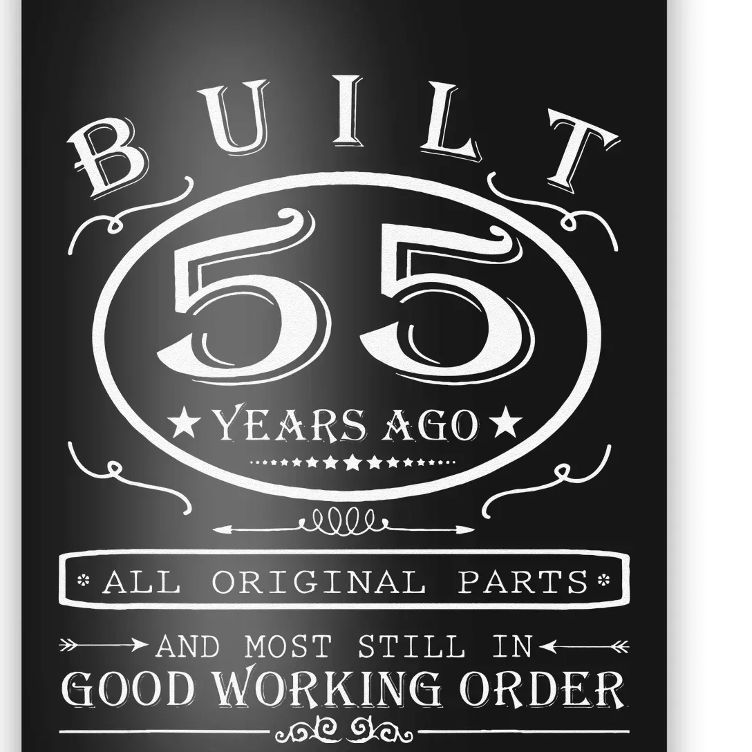 55th Birthday Graphic Built 55 Years Ago Original Parts Poster