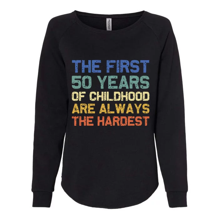 50th Birthday Gift Vintage 1972 Womens California Wash Sweatshirt