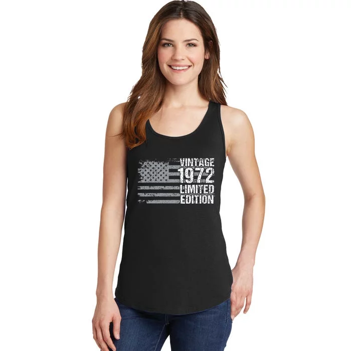 50th Birthday Gift Vintage 1972 Ladies Essential Tank