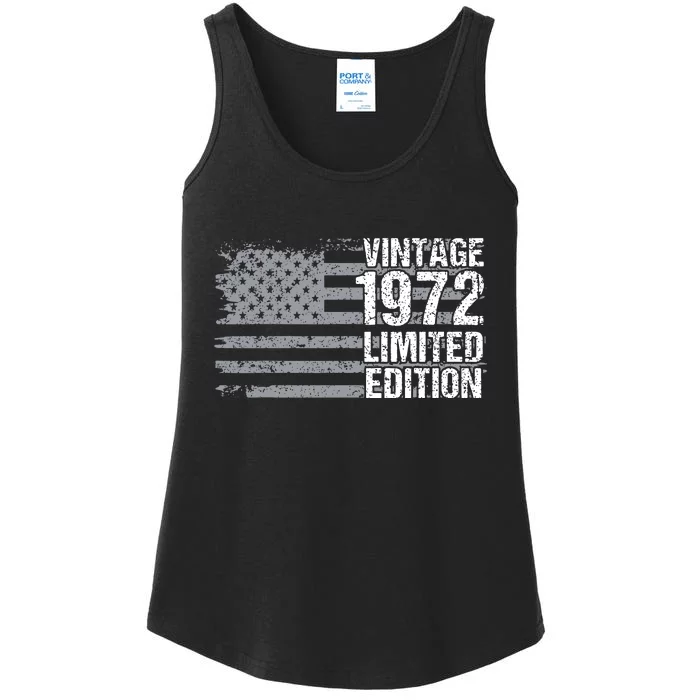 50th Birthday Gift Vintage 1972 Ladies Essential Tank