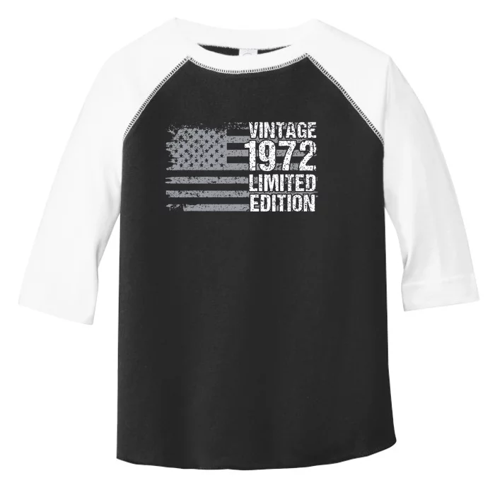 50th Birthday Gift Vintage 1972 Toddler Fine Jersey T-Shirt