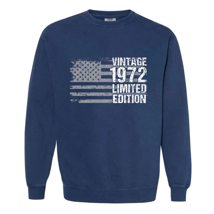 50th Birthday Gift Vintage 1972 Garment-Dyed Sweatshirt