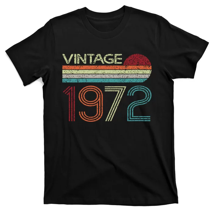 50th Birthday Gift Vintage 1972 T-Shirt