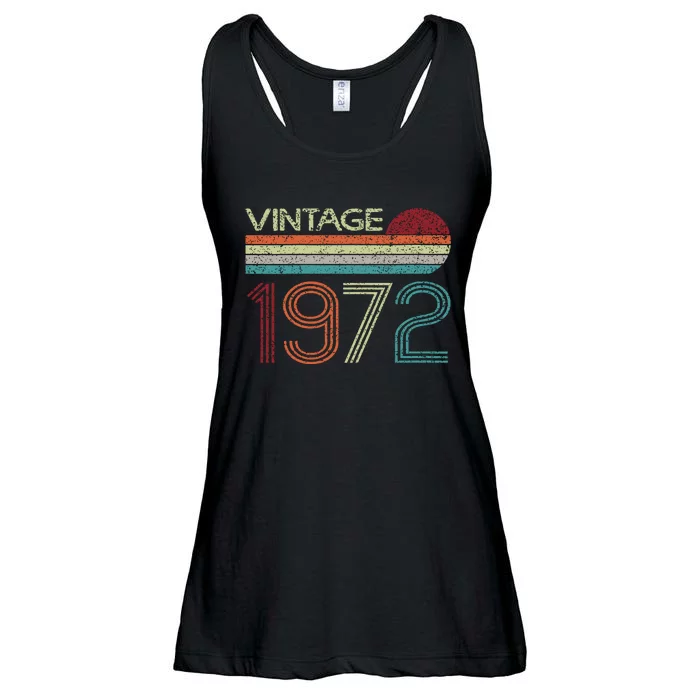 50th Birthday Gift Vintage 1972 Ladies Essential Flowy Tank