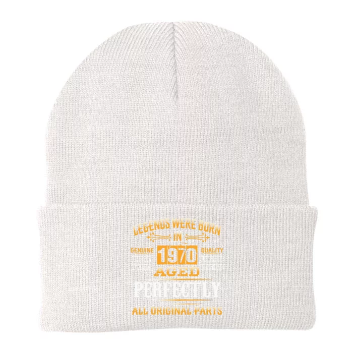 53rd Birthday Gift Vintage Legend Born In 1970 53 Years Old Knit Cap Winter Beanie