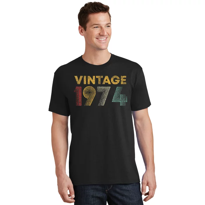 50th Birthday Gift Vintage 1974 50 Years Old T-Shirt