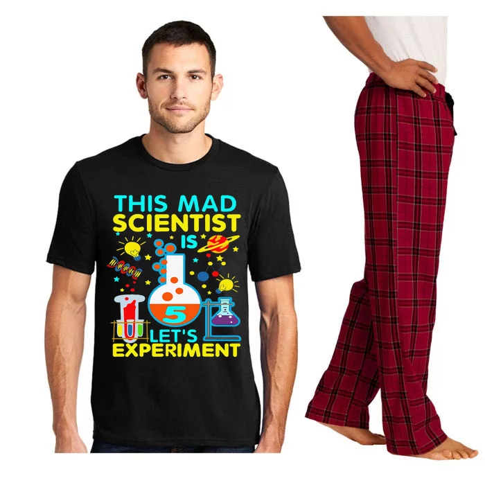 5th Birthday Gift This Mad Scientist Is 5 Let's Experiment Pajama Set