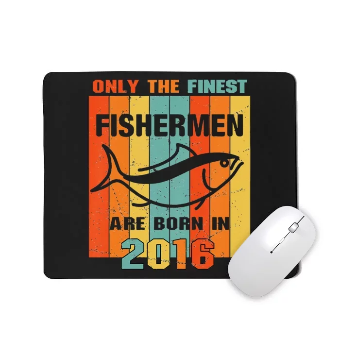 5th Birthday Gift For 5 Year Old Fishing Fishermen 2016 Mousepad