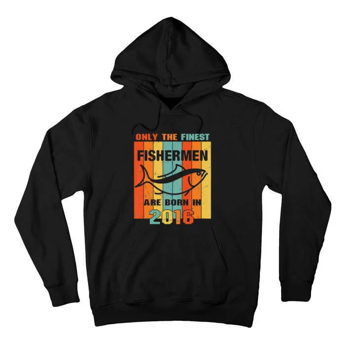 5th Birthday Gift For 5 Year Old Fishing Fishermen 2016 Tall Hoodie