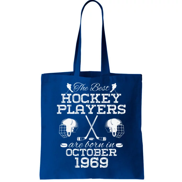 55th Birthday In December 1969 Best Hockey Players Tote Bag