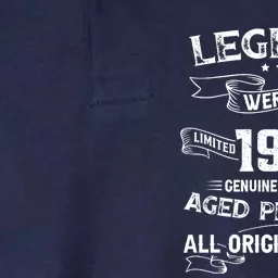 50th Birthday Legends Were Born In 1974 Softstyle Adult Sport Polo