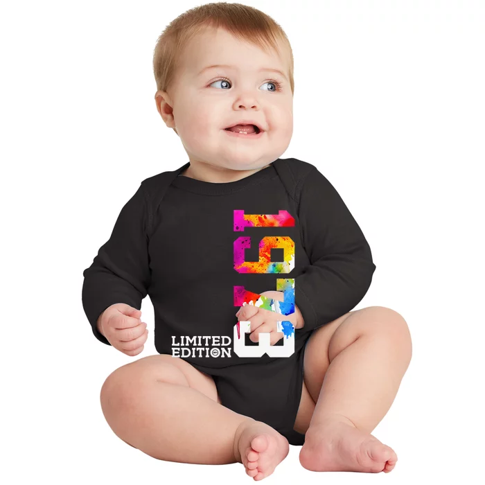 50th Birthday Limited Edition 1973 Cute Baby Long Sleeve Bodysuit