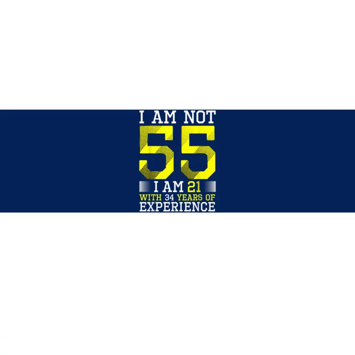 55th Birthday Man Woman 55 Year Old Gift Bumper Sticker