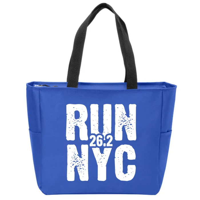 5 Borough Nyc Marathon New York Marathon Running Gift 2021 Gift Zip Tote Bag