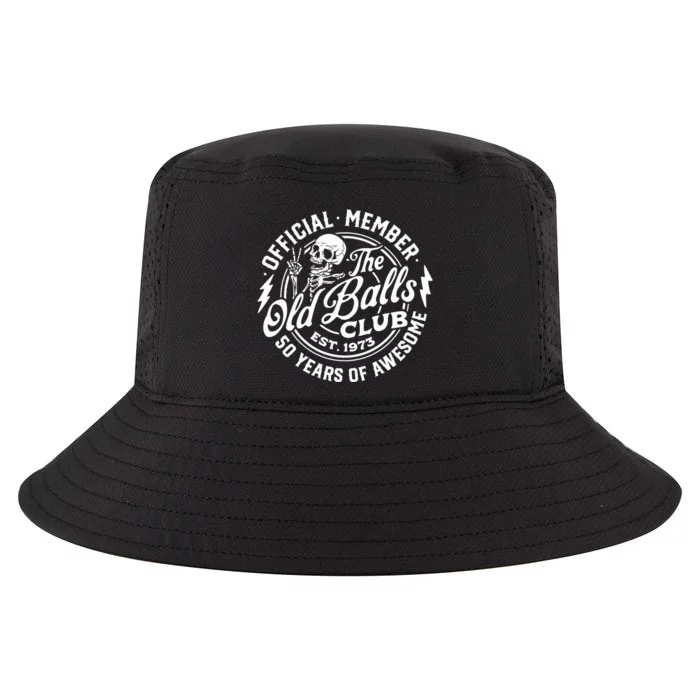 50th Birthday Official Member The Old Balls Club Est 1973 Cool Comfort Performance Bucket Hat