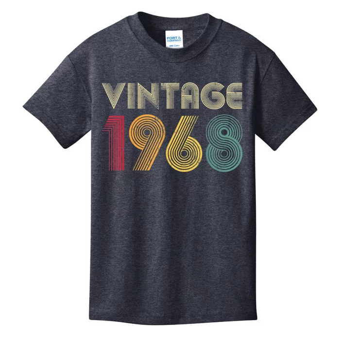 55th Birthday Present Gift 1968 Vintage  Wo 55 Years Old Kids T-Shirt