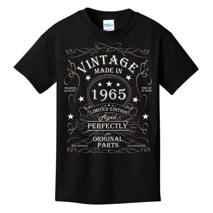 59th Birthday Retro Limited Edition Man Woman Vintage 1965 Kids T-Shirt