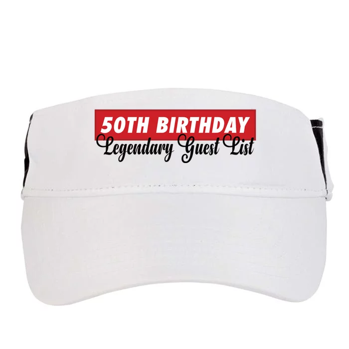 50th Birthday Signatures Guest List Birthday Party To Sign For 50 Years Adult Drive Performance Visor