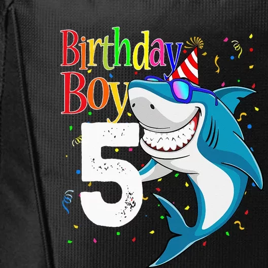 5th Birthday Shark JawSome Five City Backpack