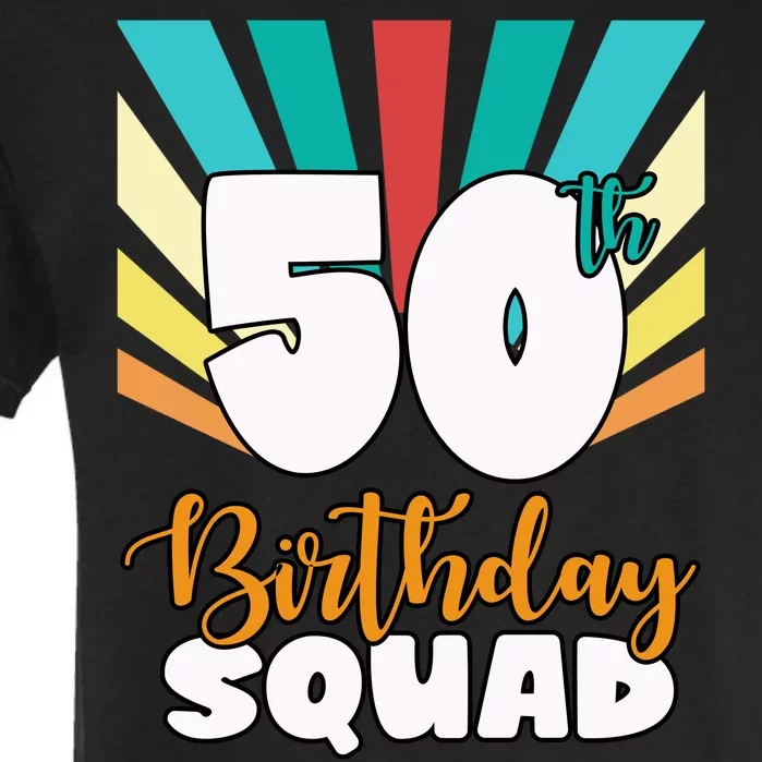 50th Birthday Squad 50 Years Old Garment-Dyed Heavyweight T-Shirt