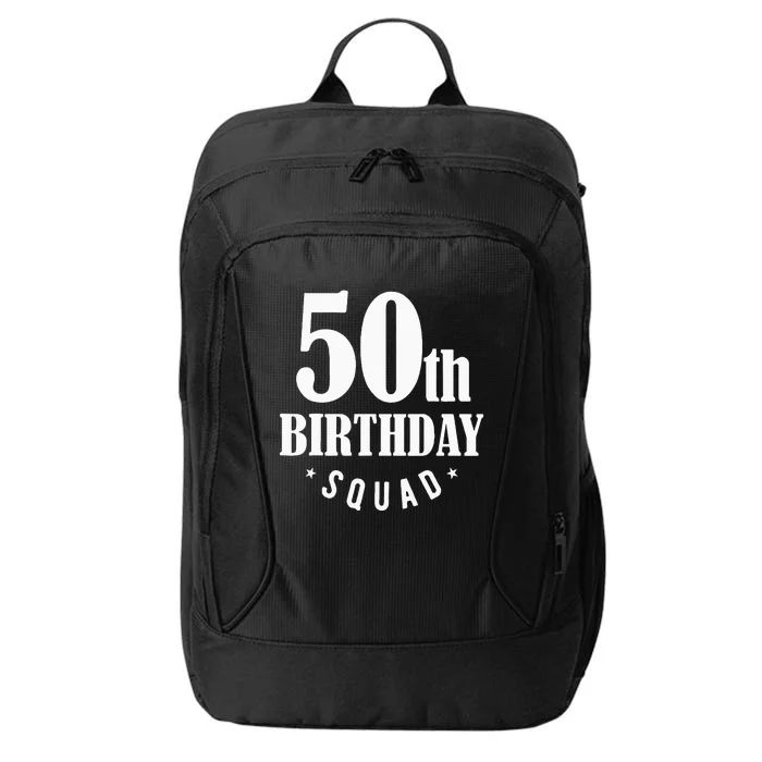 50th Birthday Squad City Backpack