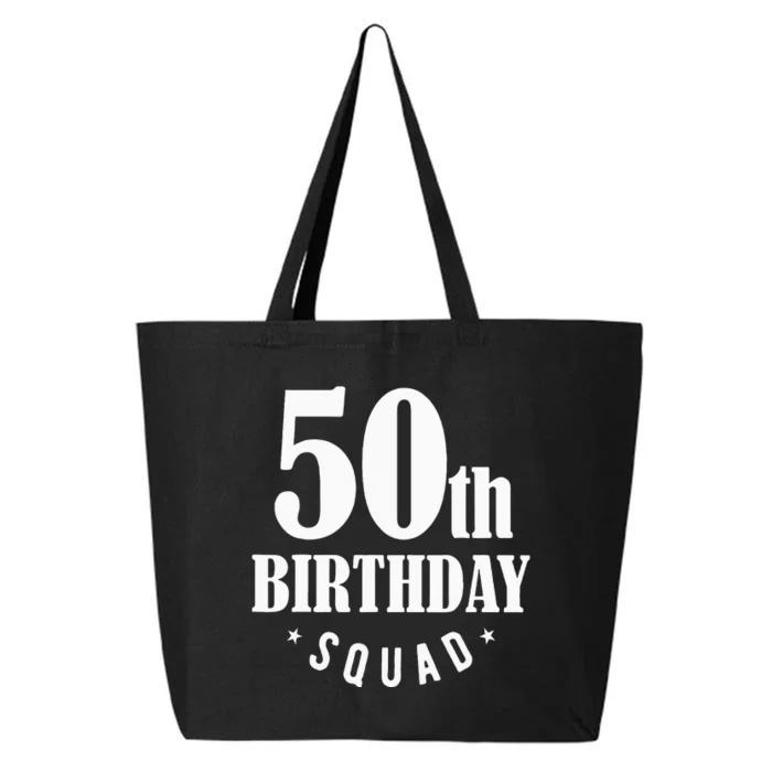 50th Birthday Squad 25L Jumbo Tote