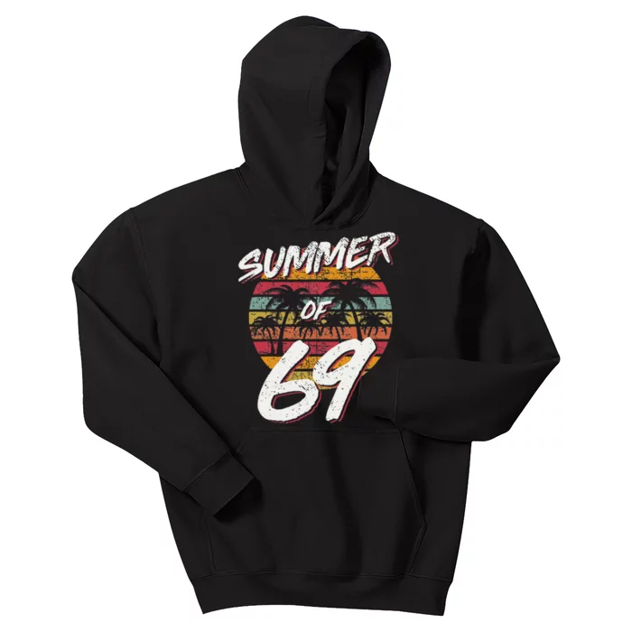 50th Birthday Summer of 69 Gift Mom Daddy Kids Hoodie