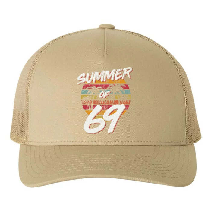 50th Birthday Summer Of 69 Gift Mom Daddy Yupoong Adult 5-Panel Trucker Hat