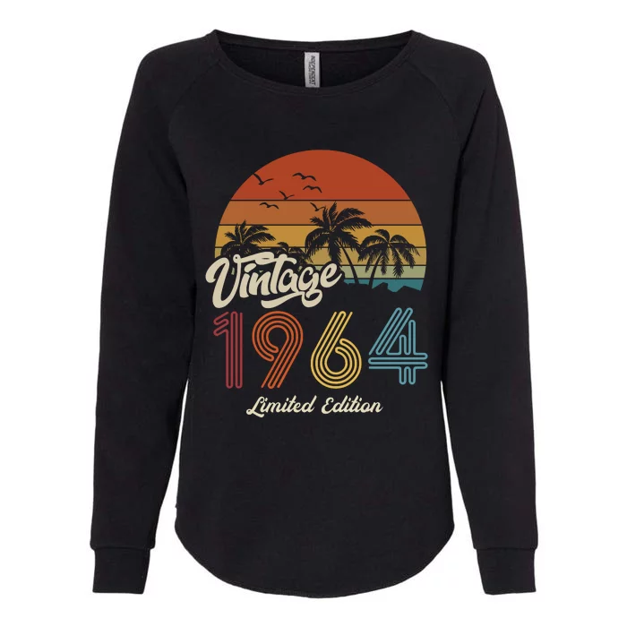 59th Birthday Vintage Limited Edition 1964 Womens California Wash Sweatshirt