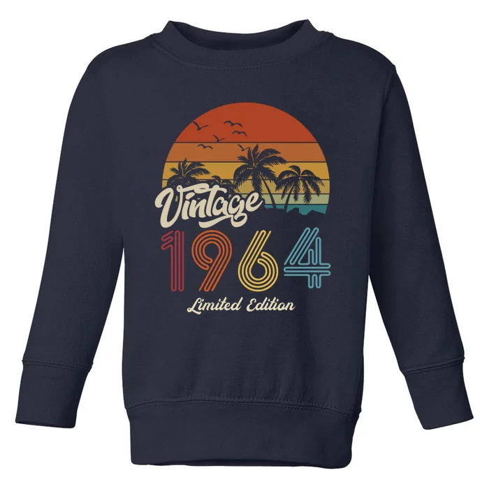 59th Birthday Vintage Limited Edition 1964 Toddler Sweatshirt