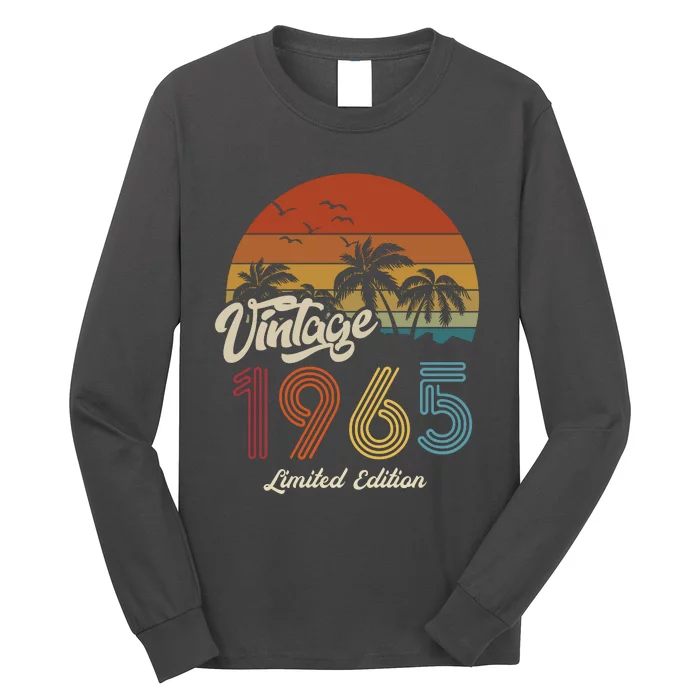 58th Birthday Vintage Limited Edition 1965 Long Sleeve Shirt