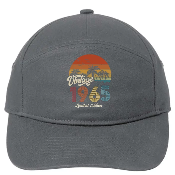 58th Birthday Vintage Limited Edition 1965 7-Panel Snapback Hat