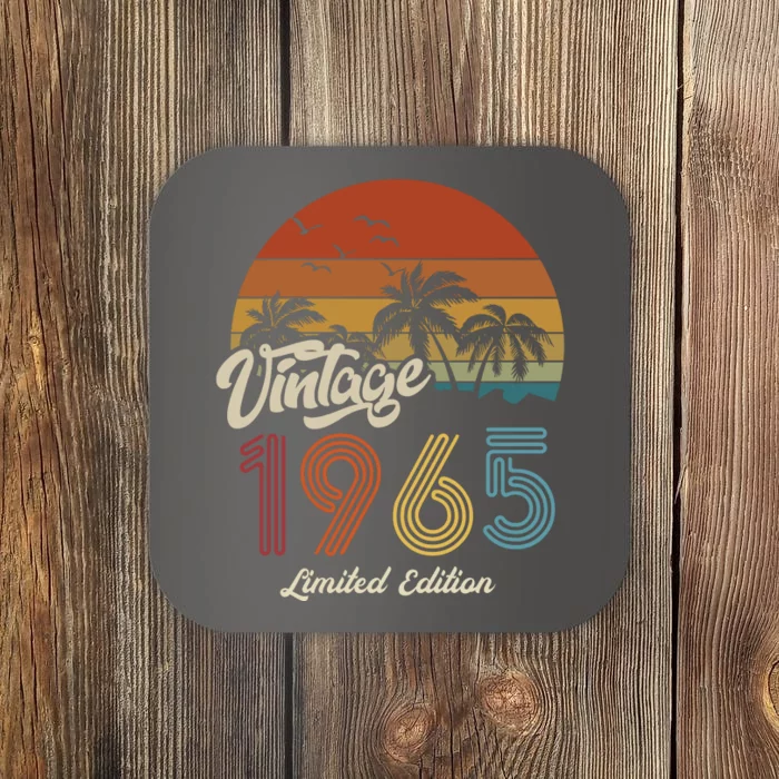 58th Birthday Vintage Limited Edition 1965 Coaster