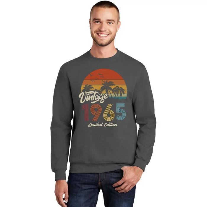 58th Birthday Vintage Limited Edition 1965 Tall Sweatshirt