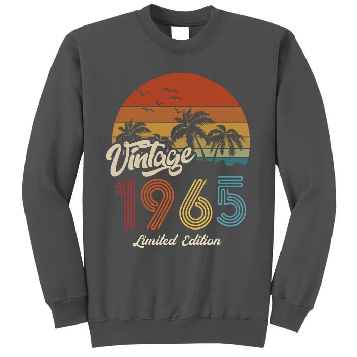 58th Birthday Vintage Limited Edition 1965 Tall Sweatshirt