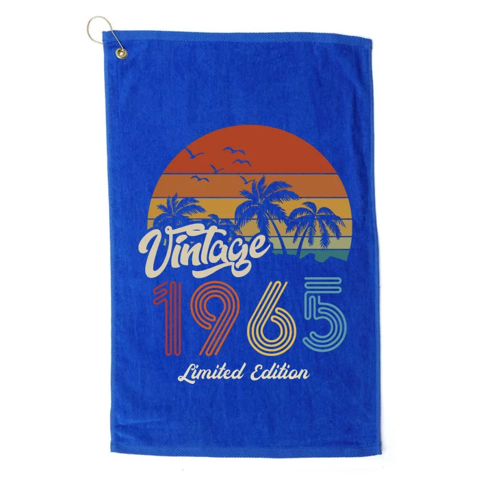 58th Birthday Vintage Limited Edition 1965 Platinum Collection Golf Towel