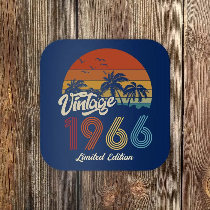 57th Birthday Vintage Limited Edition 1966 Coaster