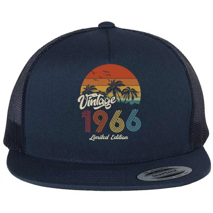 57th Birthday Vintage Limited Edition 1966 Flat Bill Trucker Hat