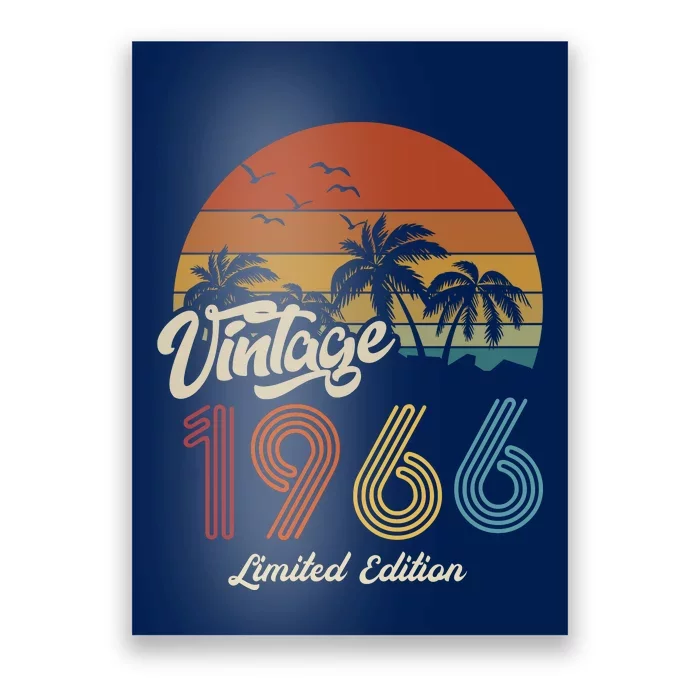 57th Birthday Vintage Limited Edition 1966 Poster