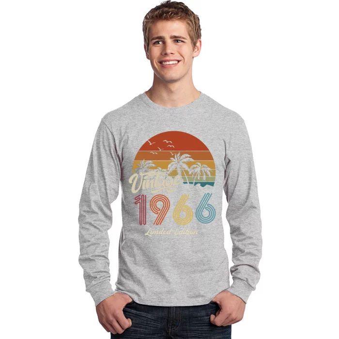 57th Birthday Vintage Limited Edition 1966 Long Sleeve Shirt