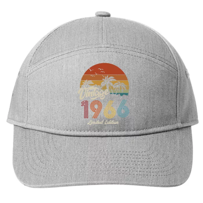 57th Birthday Vintage Limited Edition 1966 7-Panel Snapback Hat