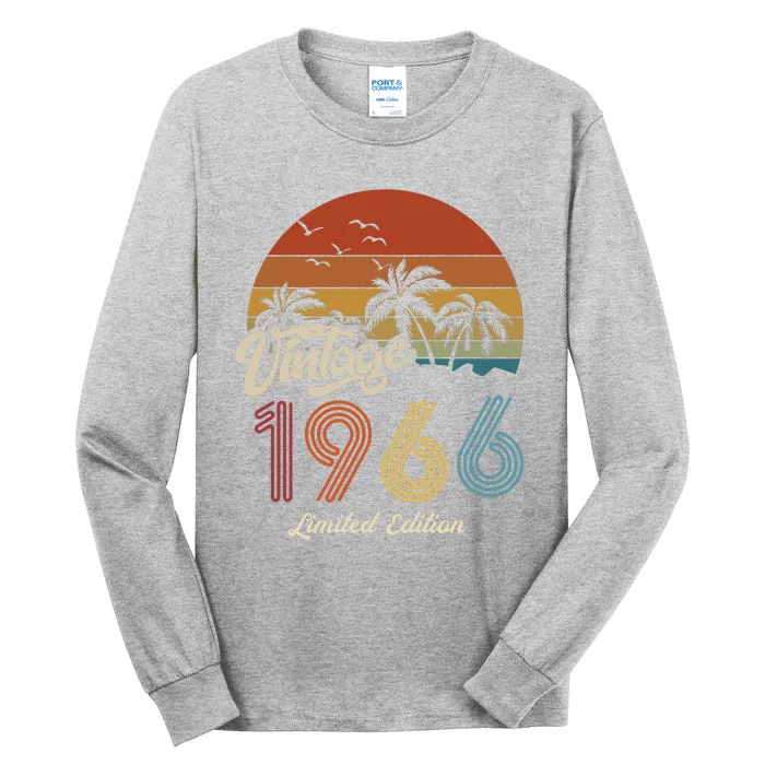 57th Birthday Vintage Limited Edition 1966 Tall Long Sleeve T-Shirt