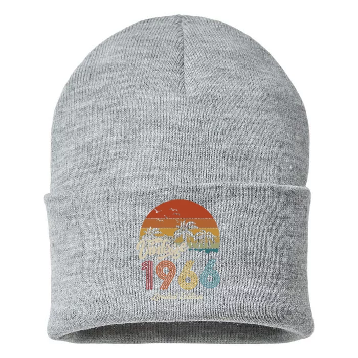 57th Birthday Vintage Limited Edition 1966 Sustainable Knit Beanie