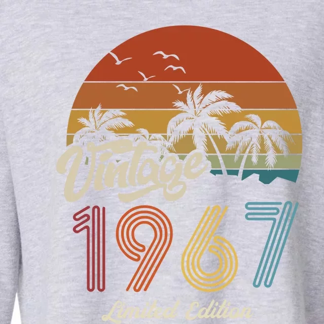 56th Birthday Vintage Limited Edition 1967 Cropped Pullover Crew