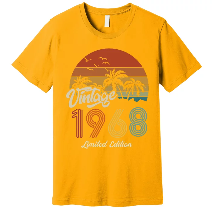 55th Birthday Vintage Limited Edition 1968 Premium T-Shirt